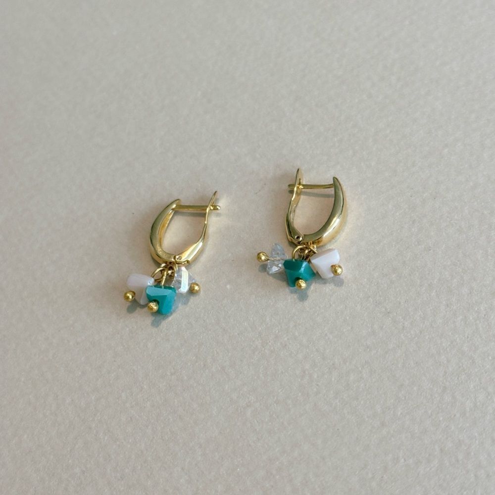 Crystal hoop earrings  R840 - Picture 2 of 4